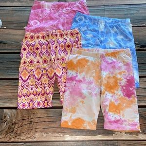 Girls shorts- 4 pair, 10/12